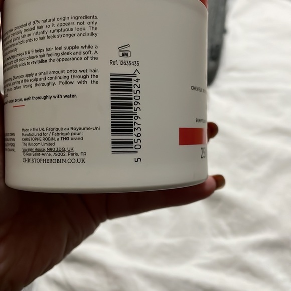 BNIB Christophe Robin regenerating hair mask 250 mL - Picture 4 of 5